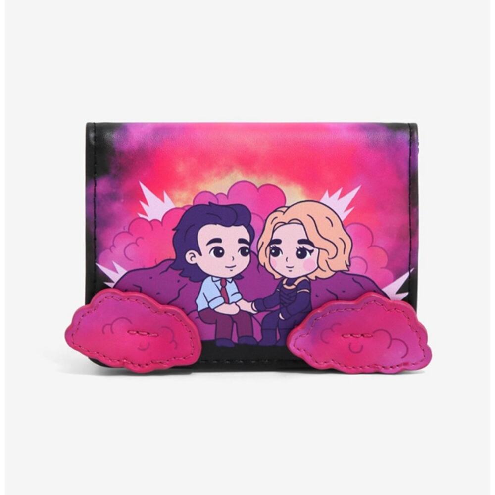 Marvel Loki Love Sylvie & Loki Cardholder Iridescent Wallet NWT New